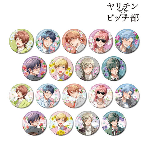 『ヤリチン☆ビッチ部』おげれつたなか先生 描き下ろし スーツver. トレーディンググリッター缶バッジ(単位/BOX)